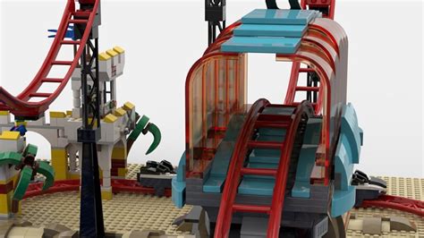 LEGO MOC Big Beach Roller Coaster by moeram | Rebrickable - Build with LEGO