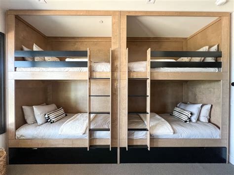 Modern Bunk Room With Built-in Bunk Beds Which Sleeps 8 - Etsy Ireland