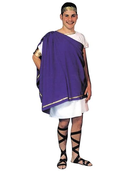 Amazon.com: Toga Man Adult Theatre Costumes Greek Roman One Size: Clothing