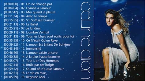 Celine Dion Album Francais Complet||The Best of Celine Dion in French||Best Songs Of The World ...