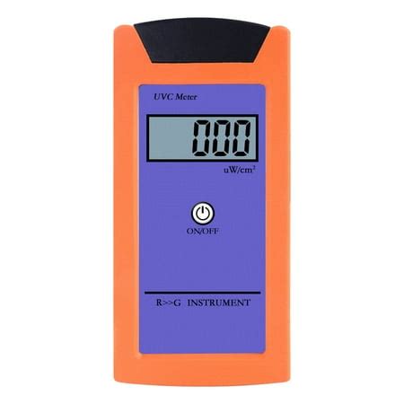 eccomum RGM-UVC Digital Illuminance Meter for Reptile Irradiance High Irradiance Meter with ...