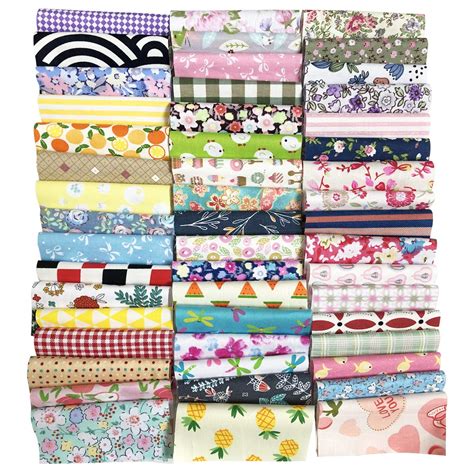 Quilting Fabric Bundles DIY Sewing Quarters Bundle Precut Quilt Kit ...