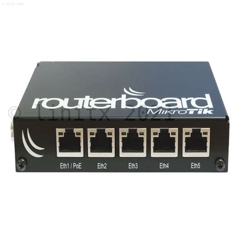 MikroTik RouterBoard 5 Port Gigabit Router - RB450Gx4/CASED ...