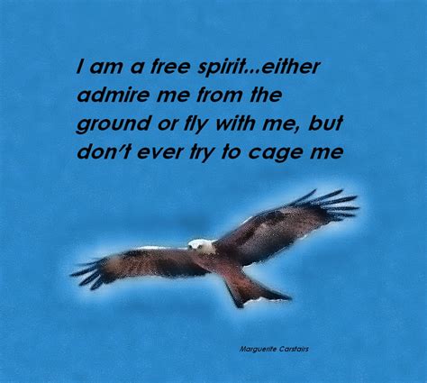 I’m a free spirit… admire me from the ground or fly with me but don’t ...