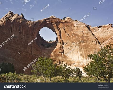 Window Rock At Window Rock,Arizona - The Capitol City Of The Navajo ...