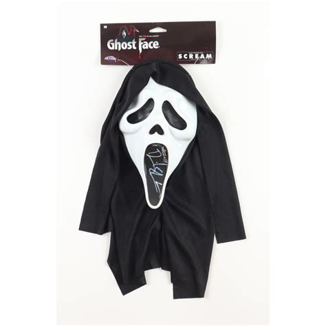 Dave Sheridan Signed "Scary Movie" Scream Mask Inscribed "Wazzup!" (JSA ...