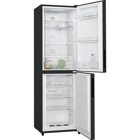 Bosch Series 2 255 Litre 50/50 Freestanding Fridge Freezer - Black KGN27NBFAG | Appliances Direct
