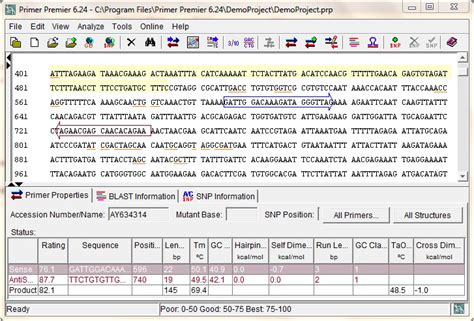 Primer Premier :: Software for PCR Primer Design | Primer Design Program