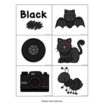 The Color Black Printable Activities (COLOR OF THE WEEK) | TPT
