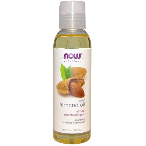 Now Foods, Solutions, Sweet Almond Oil, 4 fl oz (118 ml) - iHerb.com