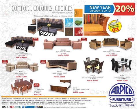 Arpico Furniture New Year Sales – Discounts Upto 20% till April 2014 ...