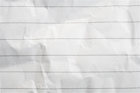 Blank crumpled lined notebook paper texture background 13017589 Stock Photo at Vecteezy