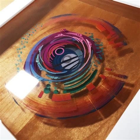 3D Painting: Layered Resin and Acrylic Paint | Epoxy resin art, Resin painting, Resin art