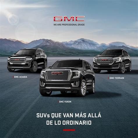 GMC SUV's Van más Allá de lo Ordinario