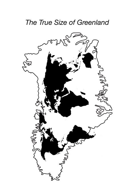 The True Size of... Greenland : r/mapporncirclejerk