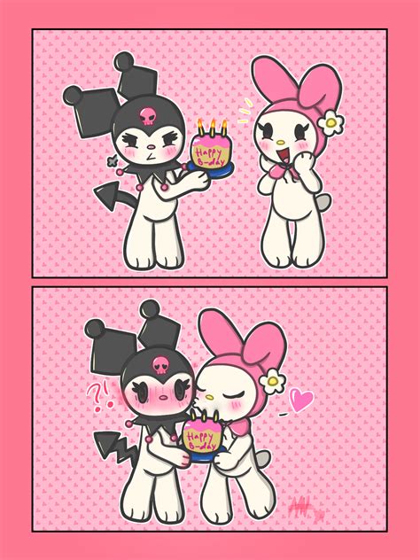 My Melody X Kuromi Happy Birthday! by TheBlueStarGal on Newgrounds