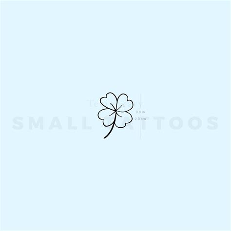 Four Leaf Clover Drawing, Four Leaf Clover Tattoo, Clover Tattoos, Clover Leaf, Leaf Tattoos ...