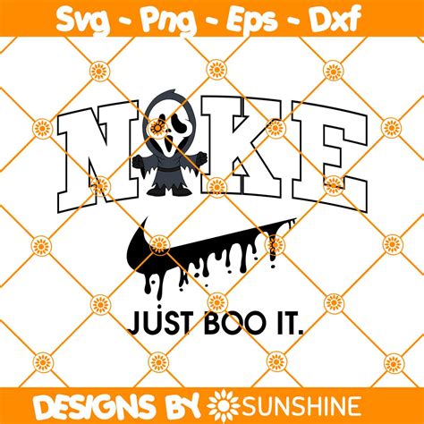 Nike Just Boo It x Baby Ghostface Svg, Horror Character Svg, - Inspire Uplift