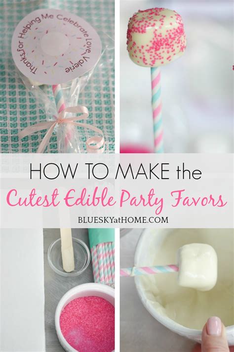 How to Make the Cutest Edible Party Favors - Bluesky at Home