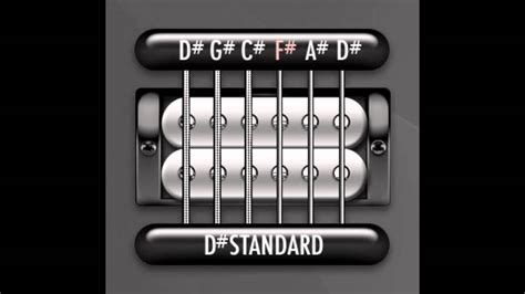 Perfect Guitar Tuner (D# / Eb Standard - Half Step Down = D# G# C# F# A# D#) - YouTube