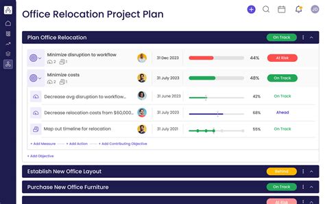 Office Relocation Project Plan Template