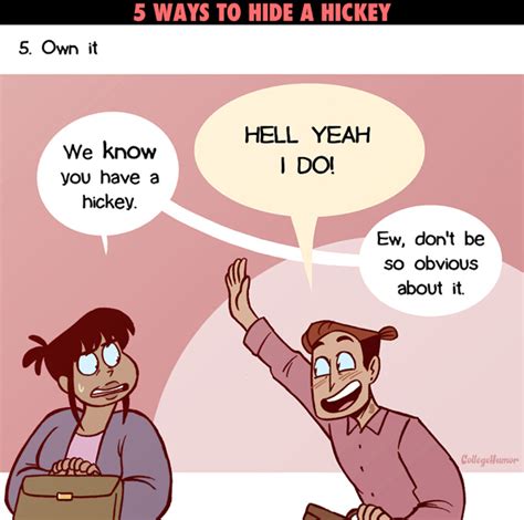 5 Ways to Hide a Hickey - 6/7 Hickeys, Cartoons Comics, 5 Ways, Hide ...