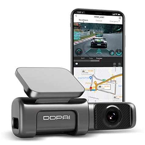 DDPAI Dash Cam 4K Front 3840x2160, Built in 5G WiFi GPS, 64G Storage ...