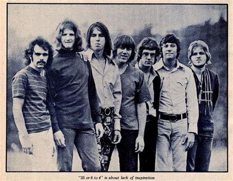 an old black and white photo of the band led by members from 1971 to 1970