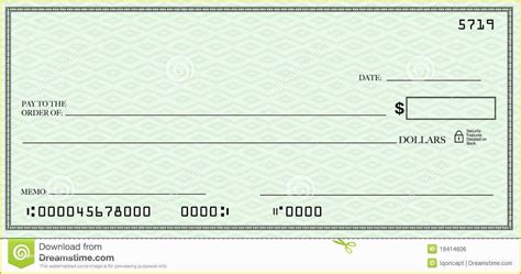 Large Fake Check Template Free Of Dummy Check Template Blank Check ...