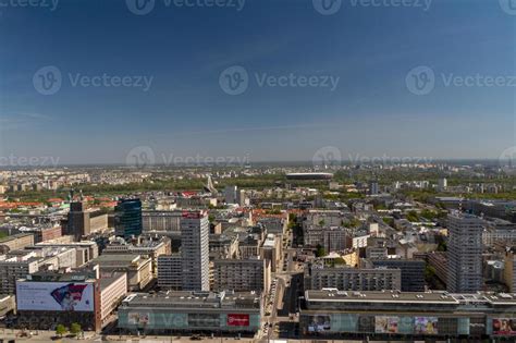 Warsaw skyline with warsaw towers 8432344 Stock Photo at Vecteezy