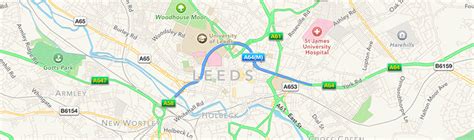 Leeds Bus Routes Map