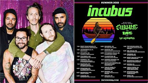 Incubus Summer Tour 2022 tickets: Where to buy, price, dates