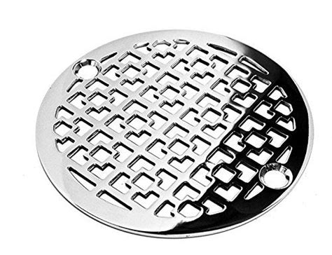 Designer Drains 3.25"Polished Chrome Geometric Number 1 Round ...