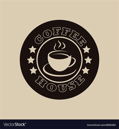 Coffee house logo Royalty Free Vector Image - VectorStock