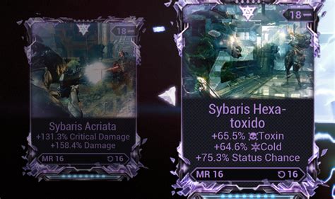 Which is better for the sybaris prime? I typically have a slash/crit build on it. : r/Warframe