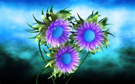 Pressed Flower Delights: 3D Flower Wallpapers HD