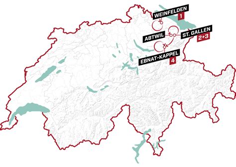 Tour de Suisse Women 2023 route