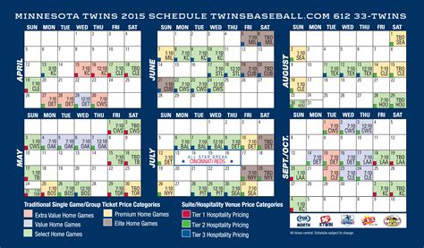 Printable Twins Schedule | shop fresh