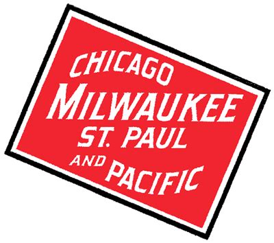 Chicago, Milwaukee, St. Paul and Pacific Railroad logo. In the 1930s ...