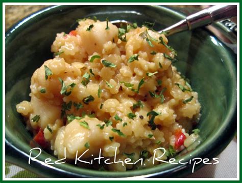 Red Kitchen Recipes: Bay Scallop and Stelline Pasta