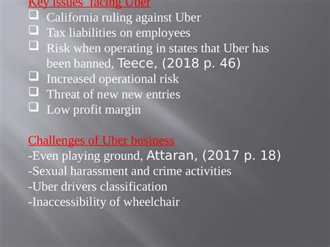 Challenges and Opportunities of Uber Business: A Comprehensive Analysis