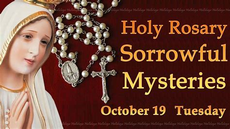 Rosary Tuesday | Sorrowful Mysteries | October 19 2021 | Today Holy Rosary - YouTube