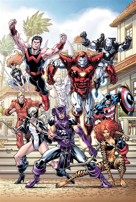 West Coast Avengers by Todd Nauck | Marvel superheroes, Avengers comics ...