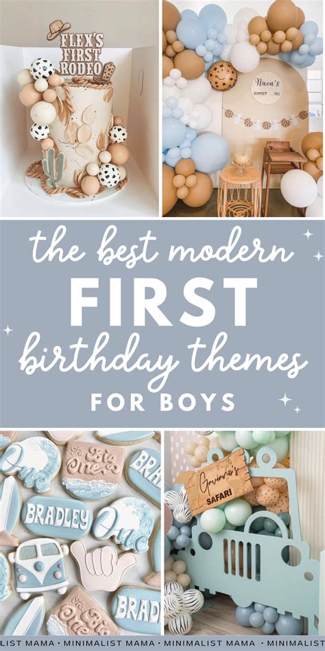 21+ Best Baby Boy 1st Birthday Party Themes | Birthday themes for boys ...