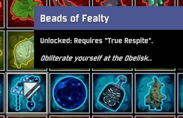 Beads of Fealty unlock : r/ror2