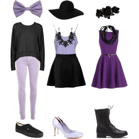 purple and black outfits | Dresses Images 2022