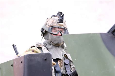 A U.S. Army Soldier mans the gunner’s turret of a humvee - NARA & DVIDS Public Domain Archive ...