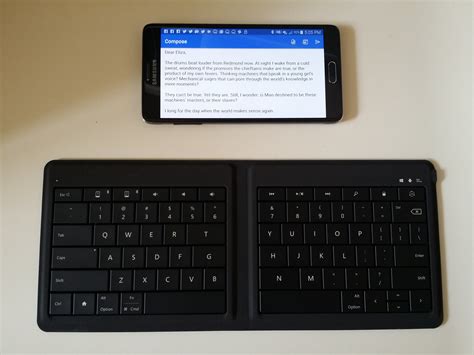 Microsoft Universal Foldable Keyboard review: Surface's Type Cover, split in half | PCWorld