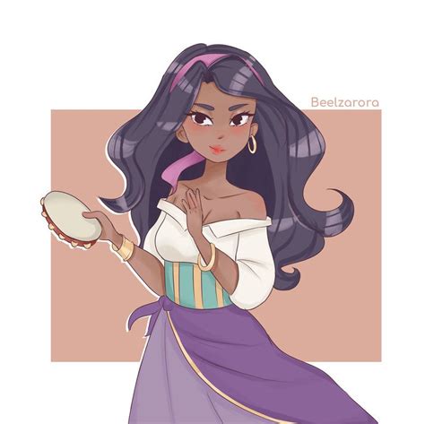 Esmeralda by Beelzarora.deviantart.com on @DeviantArt | Disney fan art, Esmeralda disney, Disney