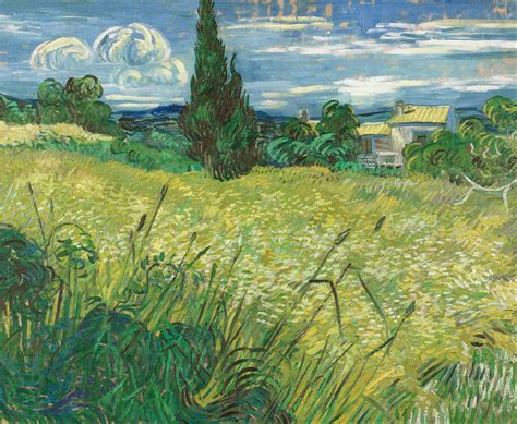 Green Field Painting by Vincent van Gogh - Fine Art America